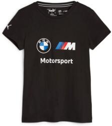 PUMA BMW M Motorsport ESS Logo női póló, fekete-fehér, S23 (62137601)