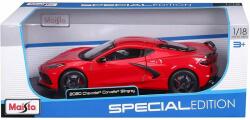 Maisto 2020 Chevrolet Corvette Stingray red modell autó 1: 18