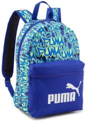 PUMA Phase small uniszex hátitáska 13L, hyperlink kék-zöld-törtfehér, S24 (07987916)