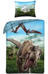 HALANTEX Jurassic World 'T-Rex' ágyneműhuzat szett 140 x 200 + 70 x 90 cm (JW9106BL)