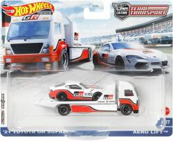 Mattel 2021 Toyota Gr Supra & Aero Lift#37 Premium Hotwheels 1: 64 szett (GRK65/FLF56)
