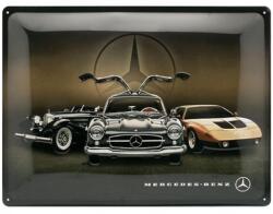 Nostalgic Art Mercedes-Benz dombornyomott fémplakát 30 x 40 cm "Autók