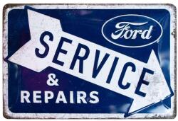 Nostalgic Art Ford Service & Repairs dombornyomott fémplakát 20 x 30 cm "22324 (22324)