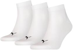PUMA 3 páros csomagolású quarter uniszex zokni, fehér-fekete (90697833)