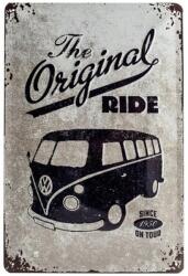 Nostalgic Art Volkswagen dombornyomott fémplakát 30 x 40 cm "Original Ride (NOSFEMPLAKAT30X40-VW-OriginalRide)