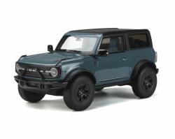 GT SPIRIT Ford Bronco 2 Doors Bi-Color 2021 kék modell autó 1: 18 (GT359)