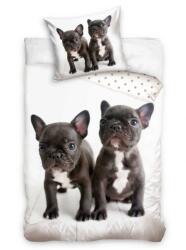 Carbotex Kutyás - french bulldogs ágyneműhuzat szett 140 x 200 + 70 x 90 cm (NL211084-PP)