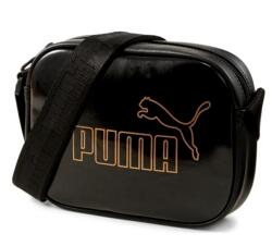 PUMA Core Up uniszex Crossbody táska 20 x 16 x 4 cm, fekete-arany (07871301)