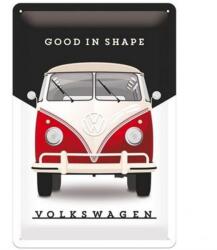 Nostalgic Art Volkswagen dombornyomott fémplakát 20 x 30 cm"Good in shape (NOSFEMPLAKAT20X30-VW-GoodinShape)