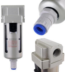 Technic Separator dehidrator automat cu descărcare 1/2" pentru sisteme pneumatice - Filtru 20μm AF4000-04DCH (TF2-30197)