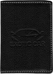 RH Portugal Exotic Car black&white bőr jogosítvány és forgalmi en. tartó (RH1485EXC-white)