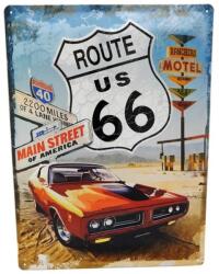 Nostalgic Art Route US 66 dombornyomott fémplakát 30 x 40 cm "MSO America