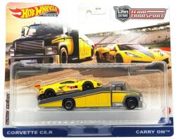 Mattel Corvette C8. R & Carry On#36 Premium Hotwheels 1: 64 szett (GRK67-LA10)
