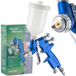 ITALCO Pistol de Vopsit Mini Exclusiv Italco H-951 HVLP 0, 5 mm, Profesional, pentru Auto și Modelism (TF2-26646)