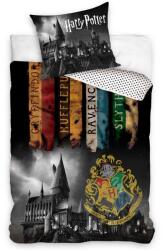 Carbotex Harry Potter 'Roxforti házak, fekete' ágyneműhuzat szett 140 x 200 + 70 x 90 cm (HP203002-PP)