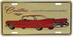  Cadillac . . . world's best synonym for quality! 'dombornyomott rendszámtábla 30 x 15 (92G-2344)
