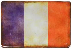 HANGTIME France dombornyomott fémplakát 30 x 20 cm (TACMK3D08)