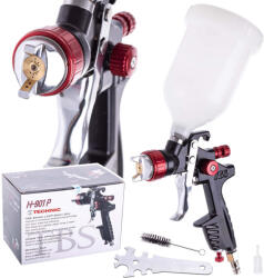 Technic Pistol de Vopsit Profesional cu Duza de 1, 7 mm pentru Presiune de 2-2, 3 Bar, Capacitate 600 ml - LVLP Tehnic H-901P (TF2-9487)