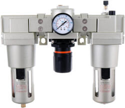 TC Technic Unitate de Pregătire a Aerului - Filtru, Separator, Uleiere Automată, Regulator de Presiune 3/4" Technic AC5000-06 - 20 Microni (TF2-30192)