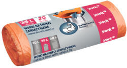 York Saci de Gunoi cu Mânere, 35 Litri, 20 Bucăți - YORK - CLEAN HOUSE (yrx_090660)