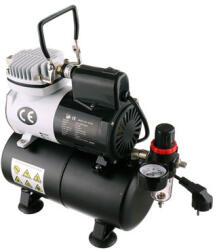 Technic Compresor Airbrush AF186, 1/6 CP, 125 W, Fără Ulei, Ventilator Răcire, 3L (TF2-19640)