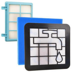 Philips Set 3 Filtre Compatibile Philips PowerPro Active și Compact - Filtre de Înaltă Performanță (PL-MA-166)