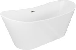 Mexen Montana 180x80 cm fehér/szálcsiszolt nikkel (52011808000-97)