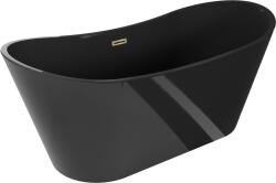 Mexen Montana 170x80 cm fekete/arany (52011708070-50)