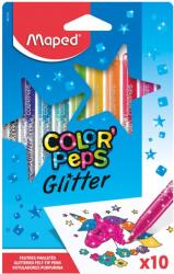 Maped Color'Peps Glitter Filctoll készlet - Vegyes színek (10 db / csomag) (847110) (847110)