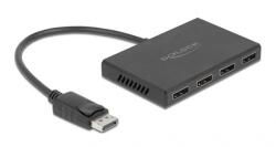 Delock Multiplicator DisplayPort v1.4 cu 4 porturi MST, Delock 87794 (d87794)