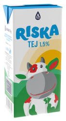  Tartós tej, dobozos, 1, 5%, 1 l, RISKA (KHTEJRISKA15)