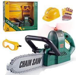 Magic Toys Elektromos láncfűrész védőfelszereléssel 4db-os szett