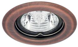 Kanlux Beépíthető keret, kör alakú, fix, réz, 82x35 55mm-es furat GU10 vagy MR16 foglalat (327)