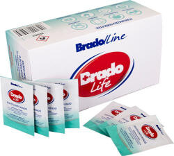 Bradoline Fertőtlenítő kendő, 100 db, BRADOLIFE (KHH690) - onlinepapirbolt