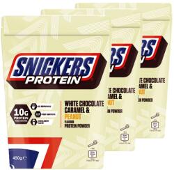 Mars Snickers HiProtein Powder - White Chocolate - Fehérjepor - 3x875 G, Fehér Csokoládé