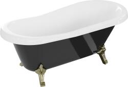 Mexen Retro 150x73 cm negru/alb/auriu (53251507375-50)