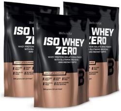 BioTechUSA ISO Whey Zero Caffé Latte - Fehérje Izolátum - 3x500 G