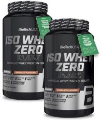BioTechUSA ISO Whey Zero Black Tejsavófehérje - Izolátum Alapú - 2x908 G