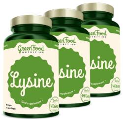 GreenFood Nutrition Nutrition Lysine 930 mg - L-Lizin Aminosav Tartalmú Étrendkiegészítő - 3x90 Kapszula