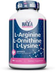 Haya Labs L-Arginine, L-Ornithine, L-Lysine - 100 Kapszula