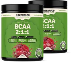 GreenFood Nutrition Performance BCAA 2: 1: 1 Maximum Recovery - Edzés Utáni Aminosavak 2: 1: 1 Arányban - 2x420 G