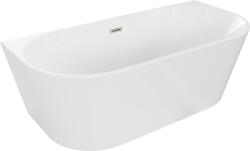 Mexen Oval 180x80 cm alb/periat nichel (52671808000-97)