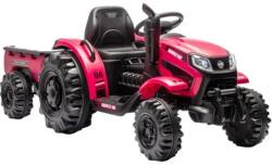 HECHT 50435 RED Akkumulátoros kisautó traktor gyerekeknek, 12V, 10Ah, 3-8 éves korig, Max: 30 kg-ig (HECHT50435RED)