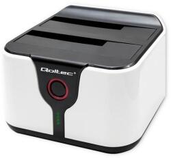 Qoltec 50309 HDD SSD 2.5" 3.5" docking station | SATA III | USB 3.0 | Super speed 5Gb/s | with Clonning function (50309)