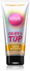 Sunsilk Top Colour intenzív ápolás semlegesíti a sárgás tónusokat Serial Blonde 180 ml