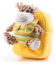 G21 plüss zsiráfos hátizsák , sárga (BP1126C)
