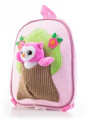 G21 plüss baglyos hátizsák, rózsaszín (BP1060 A)