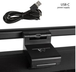 Maclean Adjustable LED Lightbar for Computer/Monitor, 3 Light Colors, Brightness Adjustable, USB Type-C, 5V, MCE620 (MCE620)