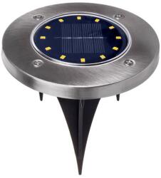 Maclean MCE318 LED Solar Pathway Lights with Ground Spike 12 LED SMD Neutral White 4000K 0.7 W Solar Lamp for Outdoor Path Light Garden Lights IP44 (MCE318)