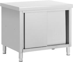 Royal Catering Rozsdamentes acél munkapult átadónyílással - ECO - 100 x 70 cm - 500 kg - Royal Catering (RCSSCB-100X70-H)